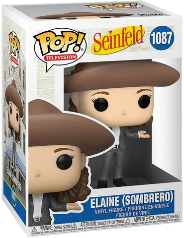 POP! Television #1087: Seinfeld - Elaine (Sombrero) (Funko POP!) Figure and Box w/ Protector