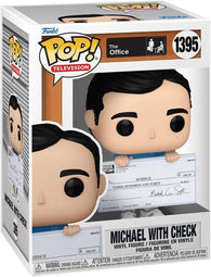 POP! Television #1395: The Office - Michael with Check (Funko POP!) Figure and Box w/ Protector