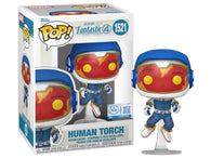 POP! Marvel Studios #1521: The Fantastic 4 First Steps - Human Torch (Special Edition) (Funko POP!) Figure and Box w/ Protector