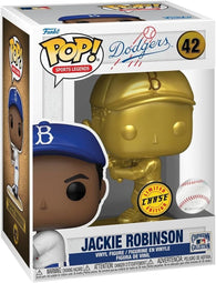 POP! Sportsd Legends #42: Dodgers - Jackie Robinson (Limited Edition Chase) (Funko POP!) Figure and Box w/ Protector