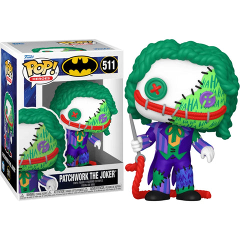 POP! Heroes #511: Batman - Patchwork The Joker (Funko POP!) Figure and Box w/ Protector