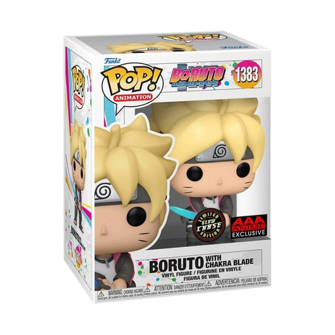 POP! Animation #1383: BoRuto Naruto Next Generation - Boruto With Chakra Blade [Limited Edition Glow Chase] (AAA Anime Exclusive) (Funko POP!) Figure and Box w/ Protector