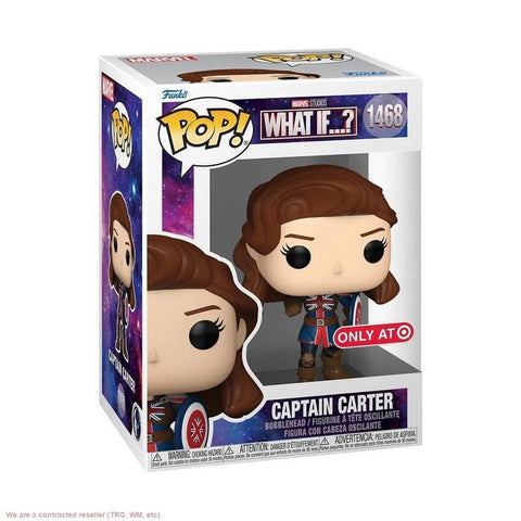 POP! Marvel Studios #1468: What If…? Captain Carter [Target Exclusive] (Funko POP!) Figure and Box w/ Protector