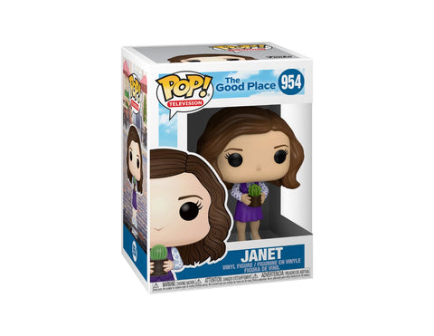 POP! Television #954: The Good Place - Janet (Funko POP!) Figure and Box w/ Protector