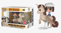 POP! Rides #40: Bob’s Burgers - Espresso Trip Tina & Unicorn (2018 Summer Convention Limited Edition) (Funko POP!) Figure and Box (Box Damage)