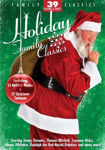 Holiday Family Classics: 12 Holiday Movies & 27 Christmas Cartoons (DVD) NEW