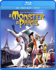 A Monster in Paris (Blu-ray 3D + Blu-ray + DVD) Pre-Owned