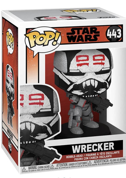 POP! Star Wars #443: Bad Batch - Wrecker (Funko POP!) Figure and Box w/ Protector