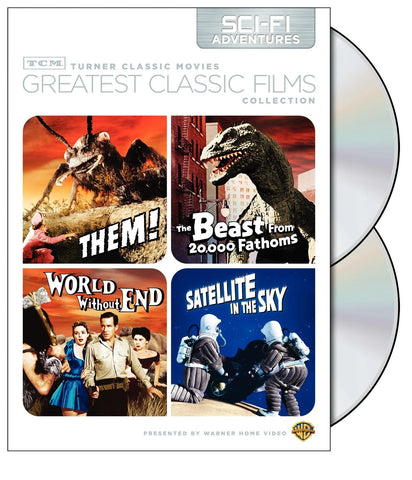 TCM Greatest Classic Films Collection: Sci-Fi Adventures (Them! / The Beast from 20,000 Fathoms / World Without End / Satellite in the Sky) (DVD) Pre-Owned