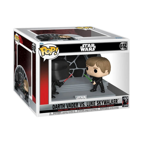 POP! Star Wars #612: Star Wars - Darth Vader vs. Luke Skywalker (Funko POP!) Figure and Box