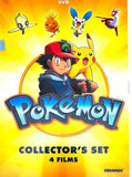 Pokemon Collector's Set: Pokemon Heroes / Pokemon 4Ever / Pokemon: Destiny Deoxy  / Pokemon Jirachi: Wish Maker (DVD) Pre-Owned