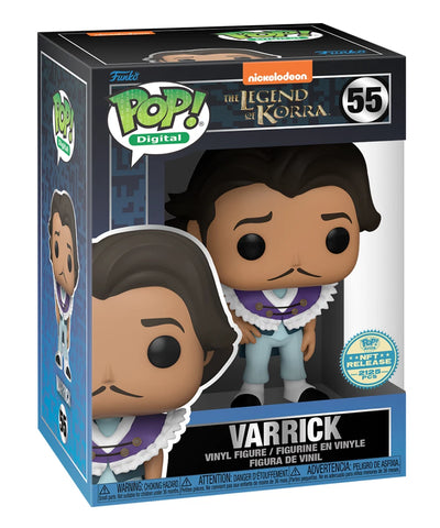 POP! Digital #55: The Legend of Korra - Varrick [NFT Release 2125 Pcs] (Funko POP!) Figure and Box w/ Protector