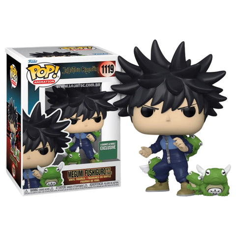 POP! Animation #1119: Jujutsu Kaisen: Megumi Fushiguro with Toads (Barnes & Noble Exclusive) (Funko POP!) Figure and Box w/ Protector
