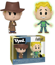 Fallout: Mysterious Stranger + Adamantium Skeleton (Glows in the Dark) (Funko Vynl.) Figure and Box