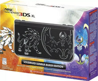 BROKEN: System ONLY - BLACK Pokemon Sun & Moon Solgaleo Lunala Edition (Nintendo NEW 3DS XL) Pre-Owned (As Is/Broken/For Parts)