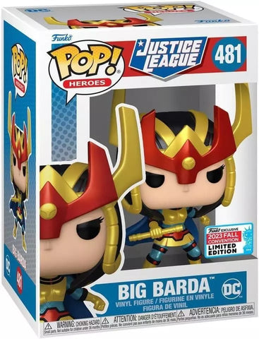 POP! DC Heroes #481: Justice League - Big Barda (2023 Fall Convention Limited Edition Exclusive) (Funko POP!) Figure and Box w/ Protector