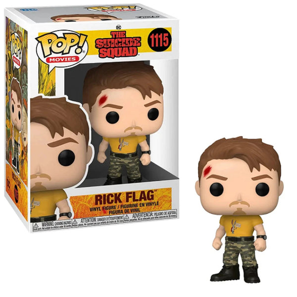 Funko POP! Movies #1115: The Suicide Squad - Rick Flag (Funko POP!) Figure and Box w/ Protector