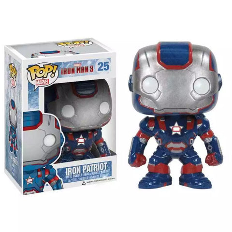 POP! Marvel #25: Iron Man 3 - Iron Patriot (Funko POP!) Figure and Box w/ Protector