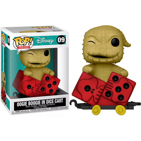 POP! Disney Trains #09: Oogie Boogie in Dice Cart (Funko POP!) Figure and Box w/ Protector