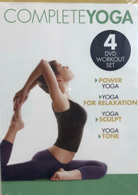 Complete Yoga: Power Yoga / For Relaxation / Sculpt / Tone (DVD) Pre-Owned