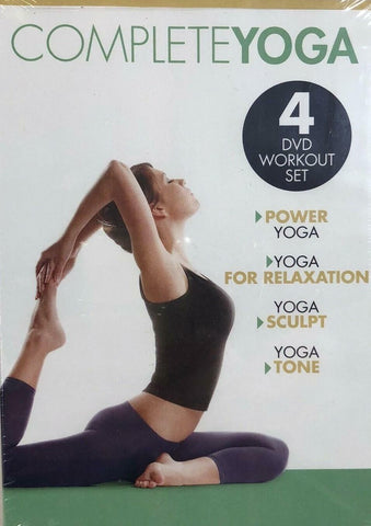 Complete Yoga: Power Yoga / For Relaxation / Sculpt / Tone (DVD) Pre-Owned