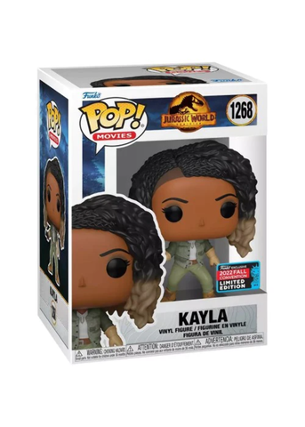 POP! Movies #1268: Jurassic Park Dominon - Kayla (2022 Fall Convention Limited Edition Exclusive) (Funko POP!) Figure and Box w/ Protector