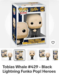 POP! Heroes #429: DC Black Lightning - Tobias Whale (Funko POP!) Figure and Box w/ Protector