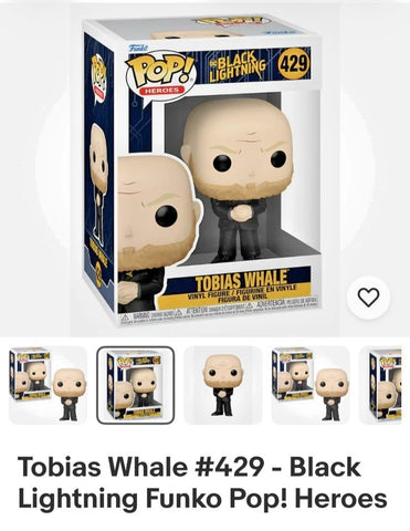 POP! Heroes #429: DC Black Lightning - Tobias Whale (Funko POP!) Figure and Box w/ Protector