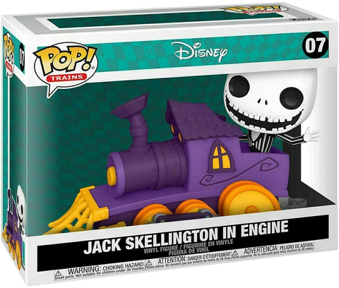 POP! Trains #07: Jack Skellington in Engine (Funko POP!) Figure and Box