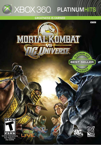 Mortal Kombat vs. DC Universe (Platinum Hits) (Xbox 360) NEW