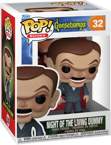 POP! Books #32: Goosebumps - Night of The Living Dummy (Funko POP!) Figure and Box w/ Protector