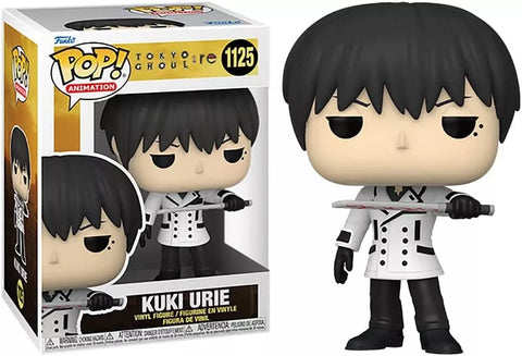 POP! Animation #1125: Tokyo Ghoul:re - Kuki Urie (Funko POP!) Figure and Box w/ Protector