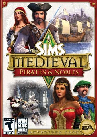 The Sims Medieval: Pirates and Nobles [Expansion Pack] (PC DVD-ROM Game) Pre-Owned: Disc, Manual, and Case