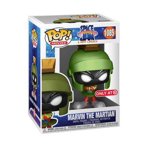 POP! Movies #1085: Space Jam A New Legacy - Marvin The Martian (Target Exclusive) (Funko POP!) Figure and Box w/ Protector