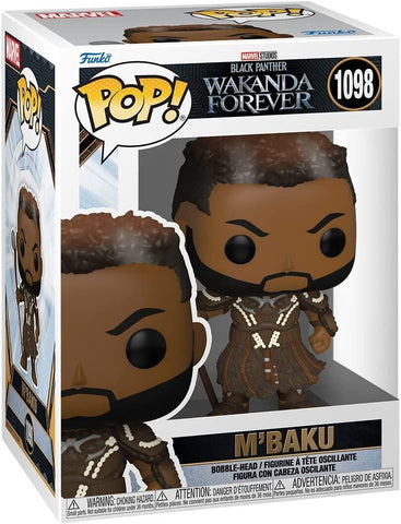 POP! Marvel Studios #1098: Black Panther Wakanda Forever - M'Baku (Funko POP! Bobblehead) Figure and Box w/ Protector