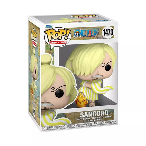 POP! Animation #1473: One Piece - Sangoro (Funko POP!) Figure and Box w/ Protector