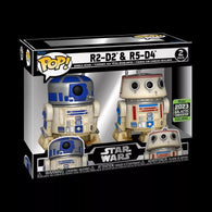 POP! Star Wars 2 Pack: R2-D2 & R5-D4 (2023 Galactic Convention Exclusive) (Funko POP!) Figure and Box