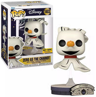 POP! Disney #1403: The Nightmare Before Christmas - Zero as The Chariot (Hot Topic Exclusive) (Funko POP!) Figure and Box w/ Protector