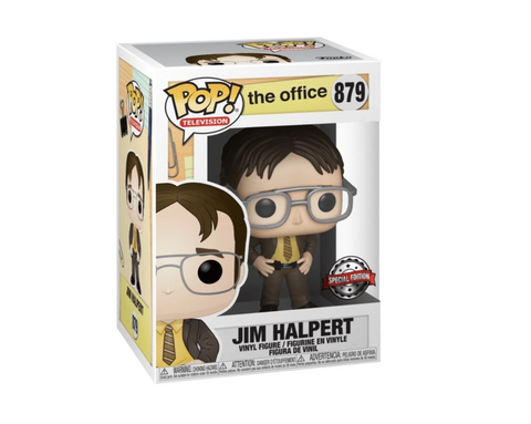 POP! Television #879: The Office - Jim Halpert (Special Edition) (Funko POP!) Figure and Box w/ Protector