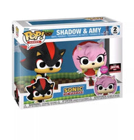 POP! Games 2 Pack: Sonic The Hedgehog - Shadow & Amy (Flocked) (Target Con 2024 Limited Edition Exclusive) (Funko POP!) Figure and Box