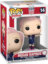 POP! Sports Legends #14: USA - Megan Rapinoe [USWNT Players] (Funko POP!) Figure and Box w/ Protector