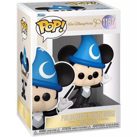 Funko POP! Walt Disney World 50 #1167: Philharmagic Mickey Mouse (Funko POP!) Figure and Box w/ Protector