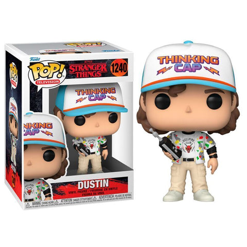 POP! Television #1240: Stranger Things - Dustin (Netflix) (Funko POP!) Figure and Box w/ Protector