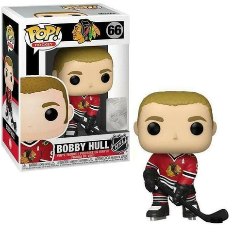 POP! Hockey #66: Bobby Hull [NHL Chicago Blackhawks] (Funko POP!) Figure and Box w/ Protector