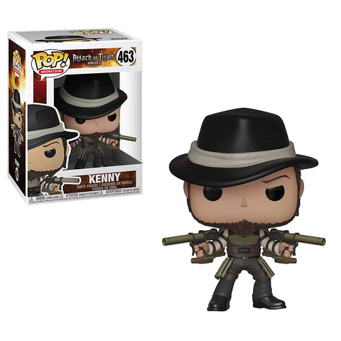 POP! Animation #463: Attack on Titan - Kenny (Funko POP!) Figure and Box w/ Protector