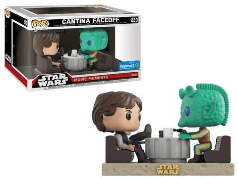 POP! Star Wars #223: Movie Moments - Cantina Faceoff (Wal-Mart Exclusive) (Funko POP! Bobble-Heads) Figure and Box