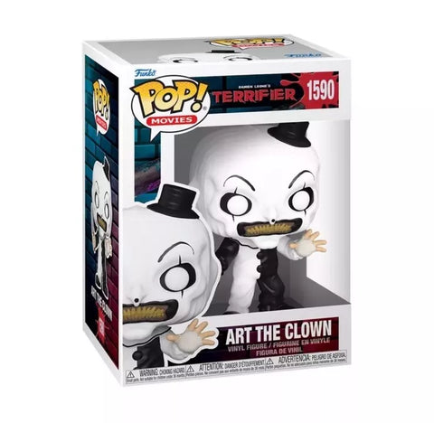 POP! Movies #1590: Damien Leone's Terrifier - Art The Clown (Funko POP!) Figure and Box w/ Protector