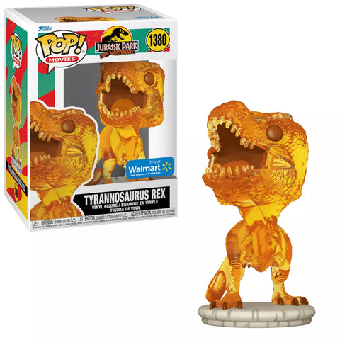 POP! Movies #1380: Jurassic Park 30th Anniversary - Tyrannosaurus Rex (Wal-Mart Exclusive) (Funko POP!) Figure and Box w/ Protector