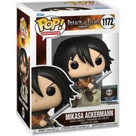 POP! Animation #1172: Attack on Titan - Mikasa Ackermann [Chalice Collectibles Exclusive] (Funko POP!) Figure and Box w/ Protector