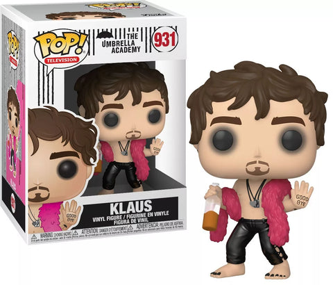 POP! Television #931: The Umbrella Academy - Klaus (Funko POP!) Figure and Box w/ Protector